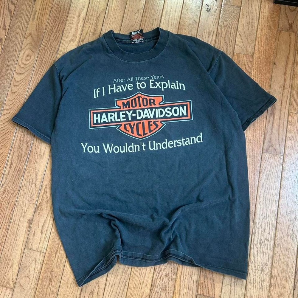 Vintage 90's Harley‎ Davidson Faded Shirt